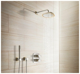 Верхний душ GROHE Rainshower Grandera, 1 режим, хром/золото (27974IG0)