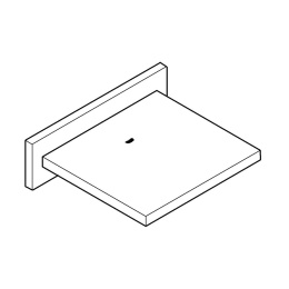 Излив для ванны GROHE Allure каскадный, хром (13317000)