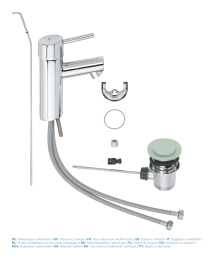 Смеситель для раковины GROHE Concetto, хром (32204001)