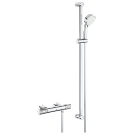 Термостат для душа GROHE Grohtherm 1000 Performance с душевым гарнитуром, хром (34784000)