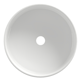 Раковина накладная Aqueduto ESPIRAL, D400, белый глянцевый (ESP0110)