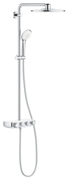 Душевая система GROHE Euphoria SmartControl System 310 Duo с термостатом для душа, белая луна (26507LS0)