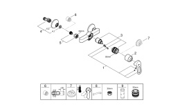 Смеситель для душа GROHE BauLoop, хром (23634000)