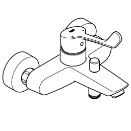 Смеситель для ванны GROHE Eurosmart, хром (25243003)