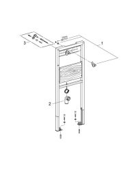 Система инсталляции для литой раковины и смесителя GROHE Rapid SL (38544000)