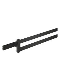 Держатель для полотенца двойной GROHE Selection Cube, матовый черный (407682430)