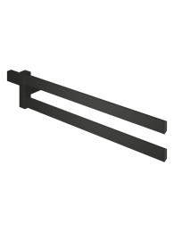 Держатель для полотенца двойной GROHE Selection Cube, матовый черный (407682430)