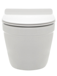 Унитаз AQUAme подвесной с сиденьем с микролифтом, белый AQM2006