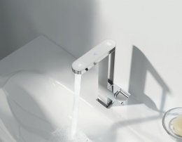 Смеситель для раковины GROHE Plus Digital с индикатором температуры, L-size, хром (23959003)