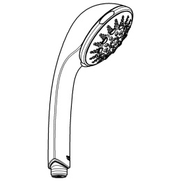 Ручной душ GROHE Relexa 100, 5 режимов, хром (28796000)