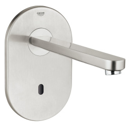 Внешняя часть крана для раковины GROHE Eurosmart Cosmopolitan E инфракрасный, без функции смешивания, питание от сети 230V, нержавеющая сталь (36334SD0)