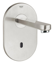 Внешняя часть крана для раковины GROHE Eurosmart Cosmopolitan E инфракрасный, без функции смешивания, питание от сети 230V, нержавеющая сталь (36335SD0)