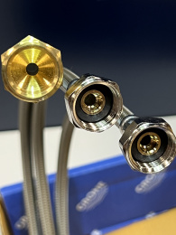 Смеситель для раковины GROHE BauEdge с гигиеническим душем, хром (23757001/U), уцененный товар