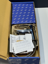 Смеситель для раковины GROHE BauEdge с гигиеническим душем, хром (23757001/U), уцененный товар