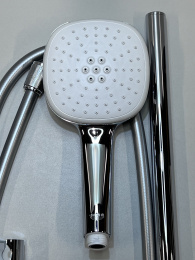 Душевой гарнитур GROHE Tempesta Cube 110, 2 режима струи, душевая штанга 600 мм, 7,4 л/мин, хром (26748003/U1), уцененный товар