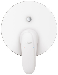 Внешняя часть смесителя для ванны GROHE Eurostyle Solid, белая луна (24047LS3)