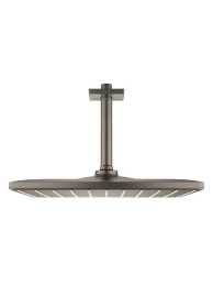 Верхний душ GROHE Rainshower Mono 310 Cube, 7,5 л/мин, 1 режим, 142 мм, сатиновый графит (26566MG0)
