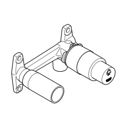 Встраиваемая часть однорычажного смесителя для раковины GROHE на 2 отверстия (32635000)