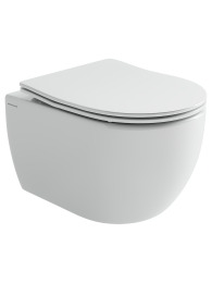 Подвесной унитаз Ceramicanova Игра безободковый, смыв Торнадо, белый (CN3001T)