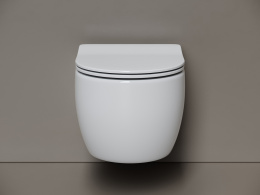 Подвесной унитаз Ceramicanova Игра безободковый, смыв Торнадо, белый (CN3001T)