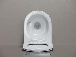 Подвесной унитаз Ceramicanova Игра безободковый, смыв Торнадо, белый (CN3001T)