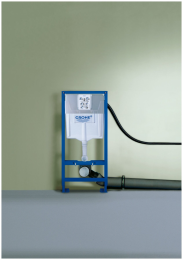 Комплект инсталляции GROHE Rapid SL 38775001 с унитазом Aqueduto OVO OVOT2130 и сиденьем с микролифтом (NW0543)