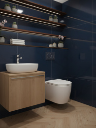 Унитаз подвесной GROHE Clova Ceramic Oval, альпин-белый (422813000P)