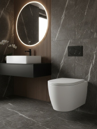 Унитаз подвесной GROHE Clova Ceramic Oval, альпин-белый (422813000P)