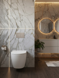 Унитаз подвесной GROHE Clova Ceramic Oval, альпин-белый (422813000P)