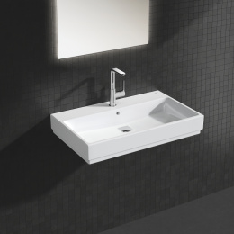Раковина подвесная GROHE Cube Ceramic 80 см, альпин-белый (3946900H)