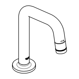 Кран для раковины GROHE Universal, без функции смешивания, хром (20202000)