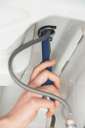 Смеситель для раковины GROHE Start с донным клапаном, M-Size, матовый черный (235752432)