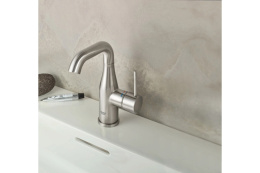 Смеситель для раковины GROHE Essence с донным клапаном, суперсталь (23462DC1)