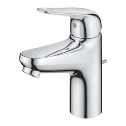 Смеситель для раковины GROHE Euroeco с донным клапаном, размер S, хром (24257001)