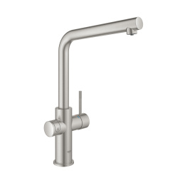 Смеситель для кухни GROHE Blue Professional с функцией фильтрации, с системой охлаждения и газирования воды, Wi-Fi, суперсталь (31347DC3)