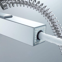 Смеситель для кухни GROHE Eurocube, суперсталь (31395DC0)