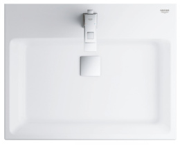Раковина GROHE Cube Ceramic, подвесная 50 см, альпин-белый (3947400H)