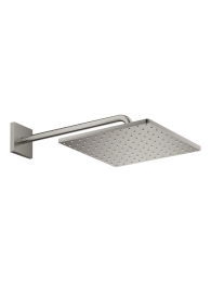 Верхний душ GROHE Rainshower Mono 310 Cube, 7,5 л/мин, 1 режим, 422 мм, сатиновая сталь (26564MS0)
