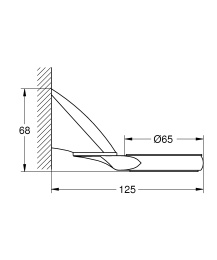 Держатель для мыльницы GROHE Chiara, хром (40325000)