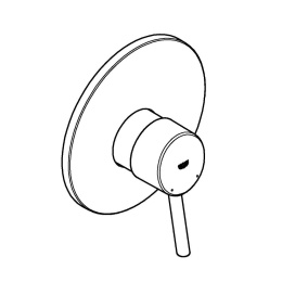 Смеситель для душа GROHE Concetto в комплекте с монтажной частью, хром (32213001)