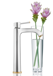 Смеситель для раковины GROHE Grandera, XL-Size, хром/золото (23313IG0)