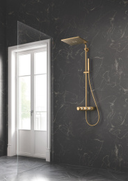 Душевая система GROHE Euphoria SmartControl System 310 Cube с термостатом для душа, холодный рассвет матовый (26508GN0)