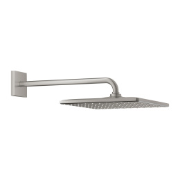 Верхний душ GROHE Rainshower Mono 310 Cube, 7,5 л/мин, 1 режим, 422 мм, суперсталь (26564DC0)