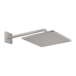 Верхний душ GROHE Rainshower Mono 310 Cube, 7,5 л/мин, 1 режим, 422 мм, суперсталь (26564DC0)