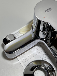 Смеситель для ванны GROHE BauEdge, хром (23334000/UA), уцененный товар
