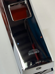 Смеситель для раковины GROHE Eurocube с донным клапаном, M-size, хром (23445000/U), уцененный товар