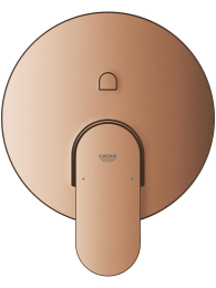 Внешняя часть смесителя для ванны GROHE Plus с переключателем на 2 положения, теплый закат матовый (24060DL4)