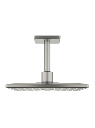 Верхний душ GROHE Rainshower SmartActive 310 Cube, 2 режима, 142 мм, сатиновая сталь (26481MS0)