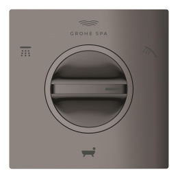Внешняя часть переключателя потоков GROHE Allure на 3 положения, темный графит глянец (19590A01)