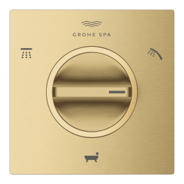 Внешняя часть переключателя потоков GROHE Allure на 3 положения, холодный рассвет матовый (19590GN1)
